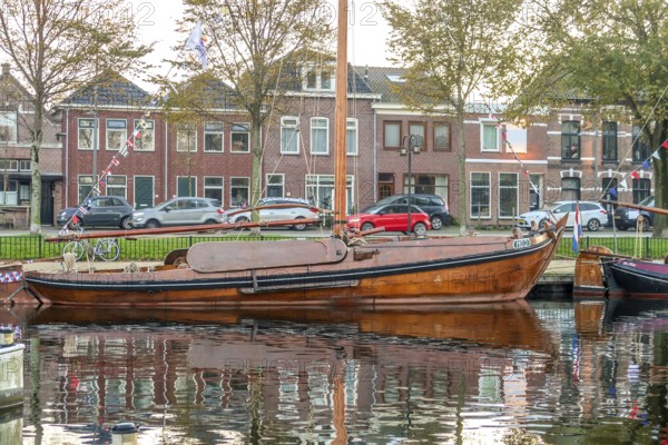 Den Helder, Netherlands. November 2022. Historic ships at the former shipyard in Den helder