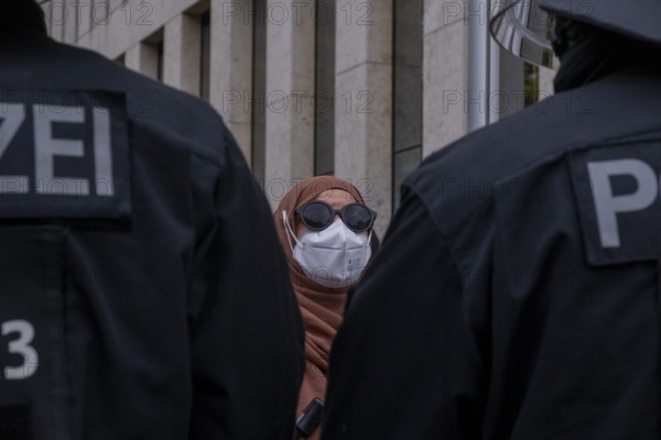 Germany, Berlin, 22 May 2024, Pro-Palestine demonstrators occupy HU building, social science