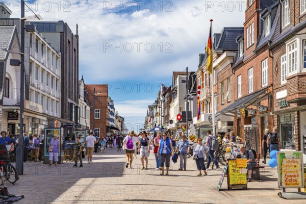 Friedrichstraße pedestrian zone, Westerland, Sylt