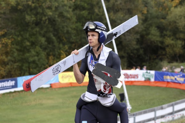 Andreas Wellinger (SC Ruhpolding) during training in front of DM Hinterzarten 2022
