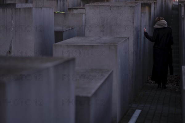 Germany, Berlin, 27 January 2024, Holocaust Memorial, Anniversary of the liberation of the