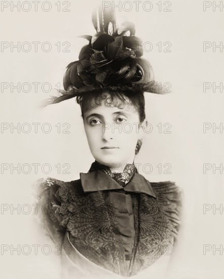 Adele Strauss, née Deutsch, 1856 – 1930, spouse of Johann Strauss II, digitally edited
