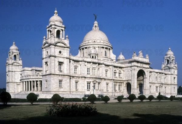Victoria Memorial in Kolkata or Calcutta, West Bengal, India, Asia