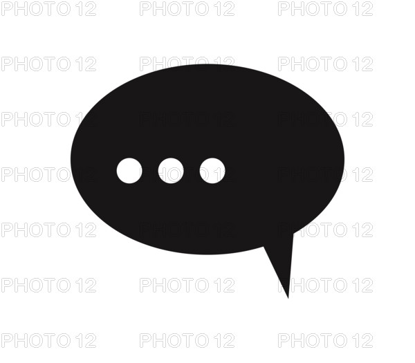 Chat icon illustrated in vector on white background