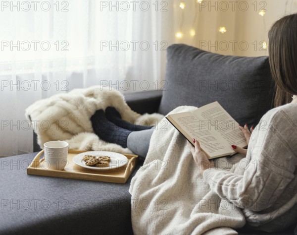 Woman drinking tea. Resolution and high quality beautiful photo