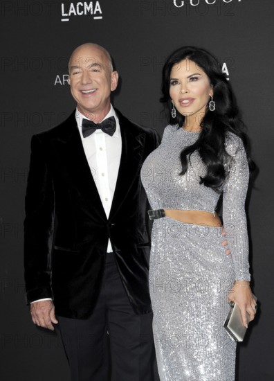 Jeff Bezos and Lauren Sanchez at the 10th Annual LACMA ART+FILM GALA Presented By Gucci held at the