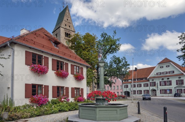 The Mohrenbrunnen, Obergünzburg, Allgäu, Bavaria, Germany, Europe