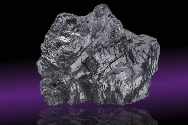Galena, also called lead glance, is the natural mineral form of lead (II) sulfide (PbS) . It is the