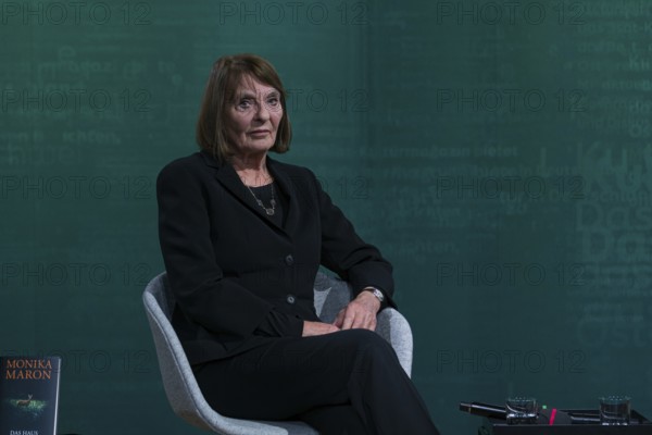 FRANKFURT AM MAIN, Germany, October 20 2023: Monika Maron (*1941, German writer) at the 75th
