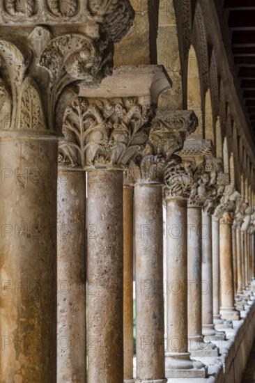 Cloister of Santo Domingo de Silos, Burgos province, Spain, Europe