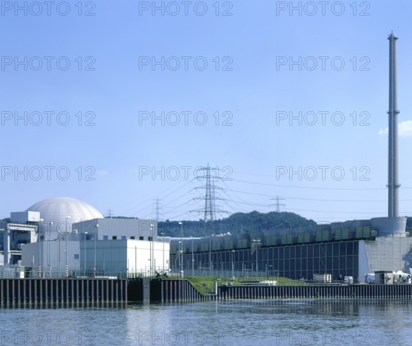 Nuclear power plant: Neckarwestheim, Block 2, Nuclear power plant: Neckarwestheim, Neckar, Cooling