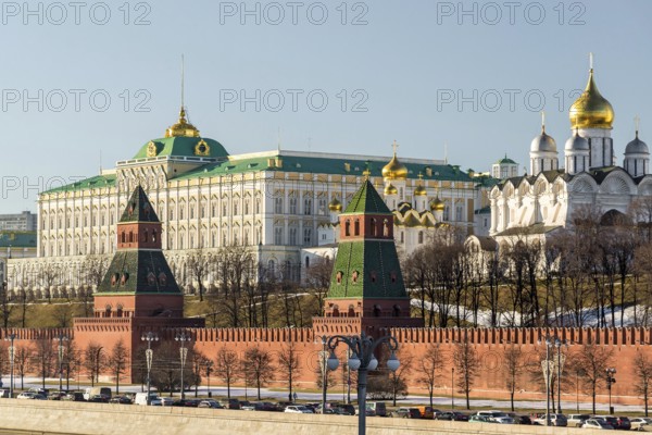 The Moscow Kremlin and a Grand Palace