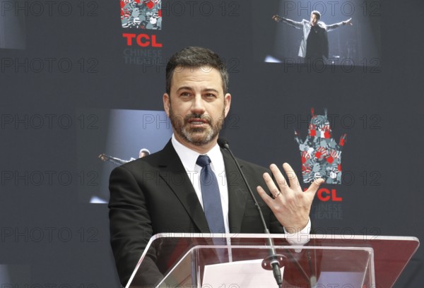 Jimmy Kimmel at Lionel Richie Hand And Footprint Ceremony held at the TCL Chinese Theatre in