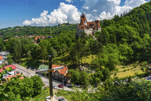 Bran Castle near Brasov, known as Dracula's Castle in Transylvania, Romania, Europe