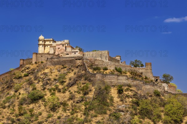 Kumbhalgarh, die große indische Mauer, Rajasthan, Indien