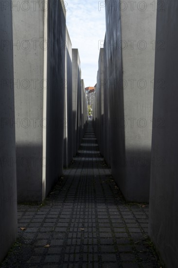 Landmark, Holocaust Memorial, Memorial to the Murdered Jews of Europe, Berlin, Germany, Europe