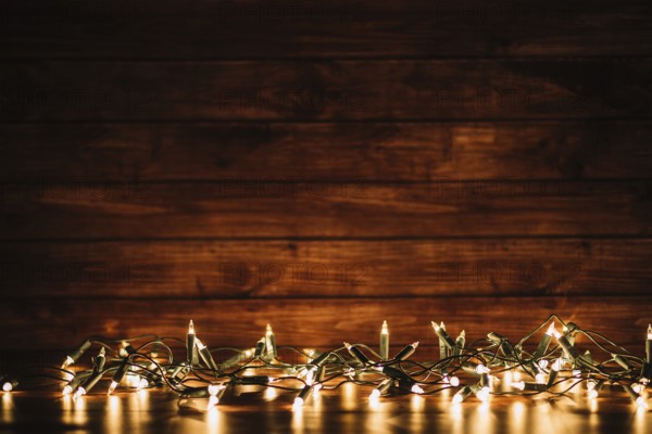 Bunch fairy lights