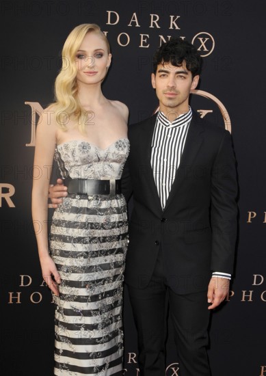 Sophie Turner and Joe Jonas at the Los Angeles premiere of 'Dark Phoenix' held at the TCL Chinese