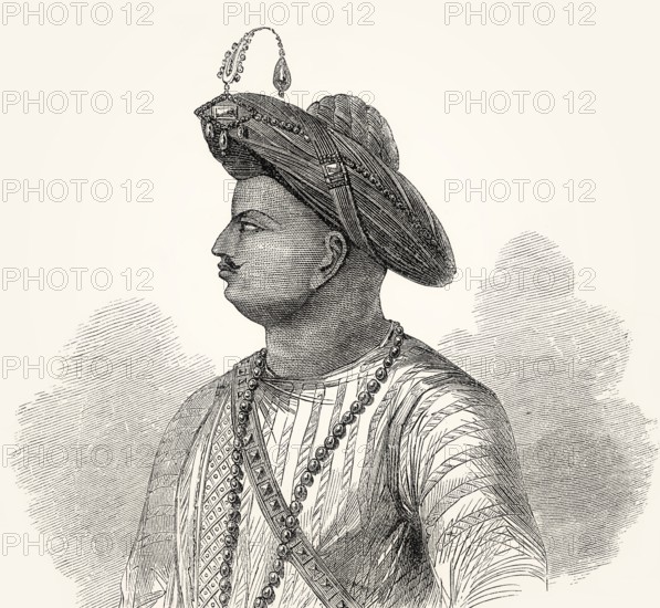 Tipu Sultan, Tiger of Mysore, 1750 – 1799, ruler of the Kingdom of Mysore