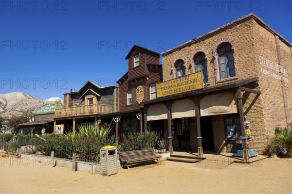 Mini Hollywood Film set, Desert of Tabernas, Almeria Province, Andalusia, Spain, Europe