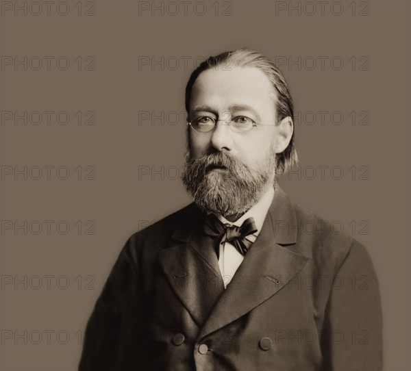 Bedrich Smetana, 1824 – 1884, Czech composer, digital edited according to a photograph