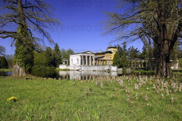 Roman Baths, Sanssouci Park, Potsdam, Brandenburg, Germany, Europe