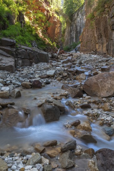 Bletterbach Gorge near Bolzano, South Tyrol