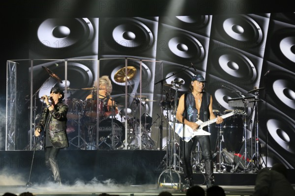 Hard rock band Scorpions at a concert in the Principality of Monaco