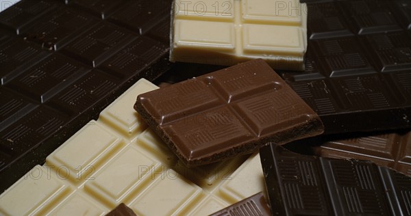 Black, Milk and White Chocolate Bars