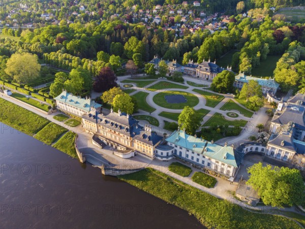 Pillnitz Palace Park in the Evening Light