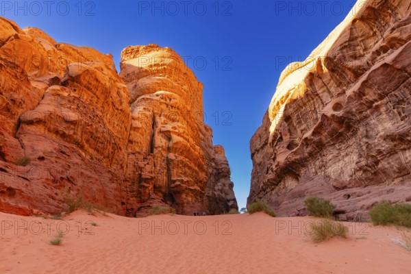 Al Mahama Canyon, Wadi Rum, Jordan, Asia