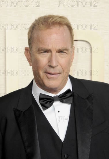 Kevin Costner at the 81st Annual Golden Globe Awards held at the Beverly Hilton Hotel in Beverly