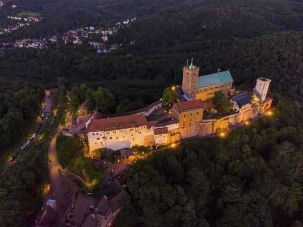 Wartburg Castle is a castle in Thuringia, situated above the town of Eisenach at the north-western