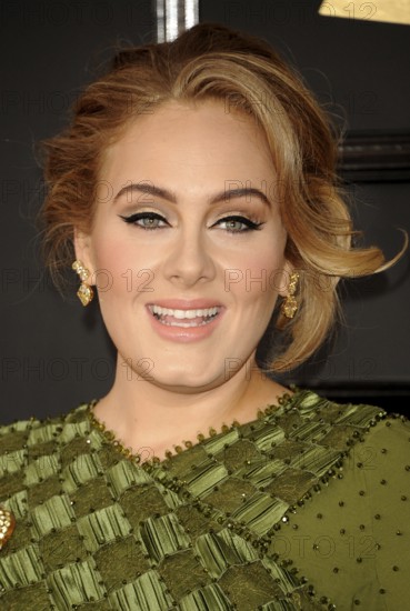 Adele at the 59th GRAMMY Awards held at the Staples Center in Los Angeles, USA on February 12, 2017