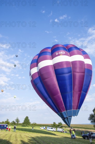 BAD GRIESBACH, GERMANY - AUGUST 22: Hot air ballon festival at Bad Griesbach, Germany on August 22,