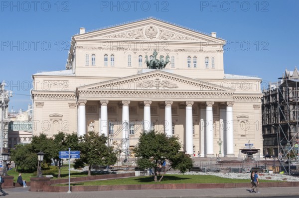 MOSCOW, RUSSIA, 21.09.2015. Bolshoi Theater on a Theater Square