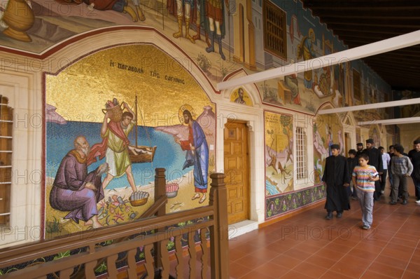 Mosaics in Kykko Monastery, Troodos Mountains, South Cyprus, South Cyprus
