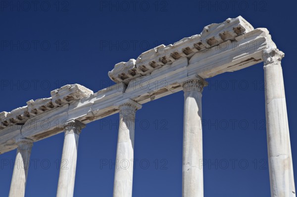 Temple of Trajan, Bergama, Izmir, Turkey, Asia