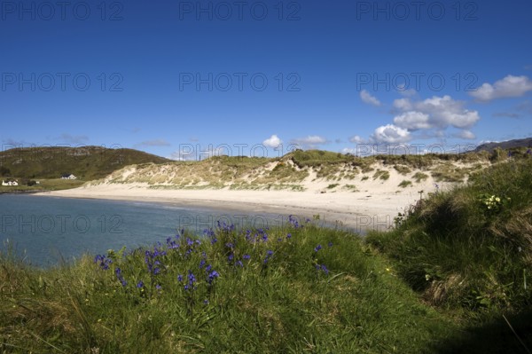 Morar Beach, Silver sands of Morar, Morar, Scotland, United Kingdom, Europe