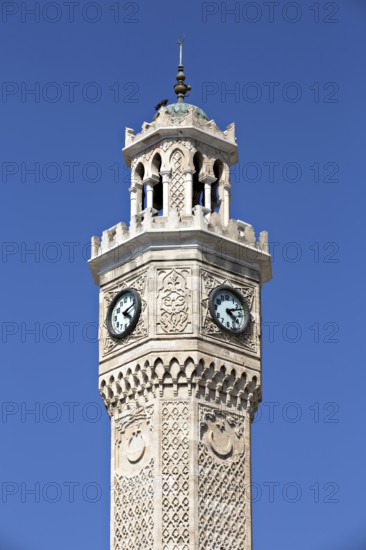 Konak Clock Tower, Izmir, Turkey, Asia