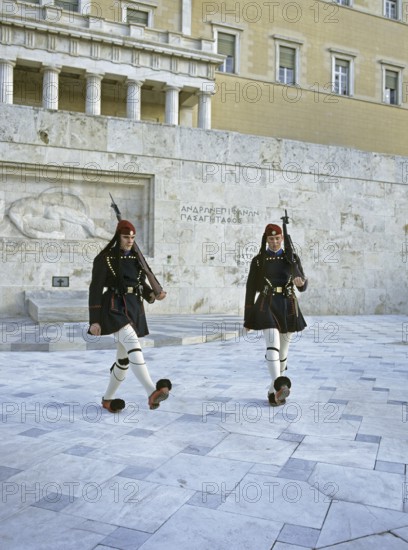 Changing of the Guard, Greek Parliament, Athens in Greece