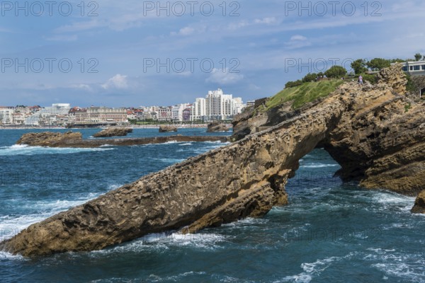 Cote Basque, Biarritz, Pyrenees-Atlantiques, Aquitaine, Basque Country, France, Europe