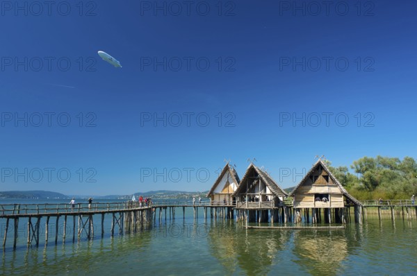 Lake Dwelling Museum in Unteruhldingen, Lake Constance, Baden-Württemberg, Germany, Europe