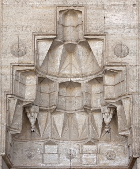 Relief in the Selimiye Mosque, Edirne, Turkey, Asia