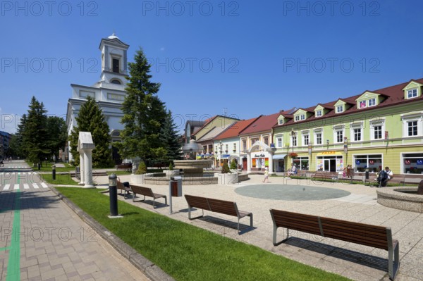 Protestant Church, Namestie sv. Egidia Square, Spisska Sobota District, Poprad, Georgenberg,