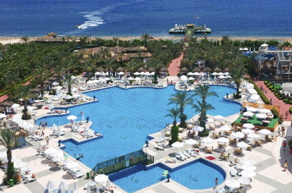 Hotel Delphin Palace & Spa Resort, Swimming Pool, Antalya, Turkish Riviera, Turkey, Asia