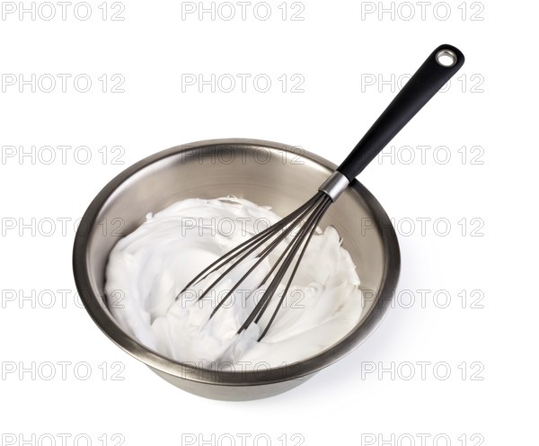 balloon whisk isolated in white background
