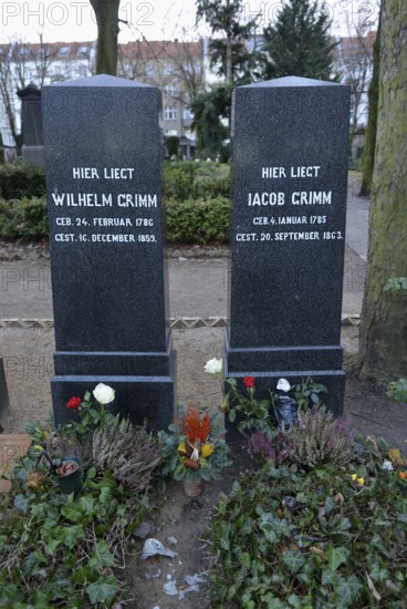 Grave of Jacob and Wilhem Grimm, St.-Matthäus-Kirchhof, St..., Graves, Brothers Grimm, Brothers