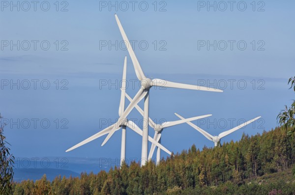 Wind turbines, Serra da Monchique, Algarve, Portugal, wind turbine, wind turbine, wind turbines,