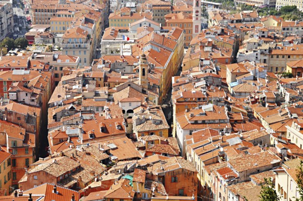 Old town architecture of Nice on French Riviera